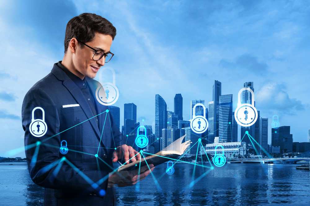Cybersecurity case study visual